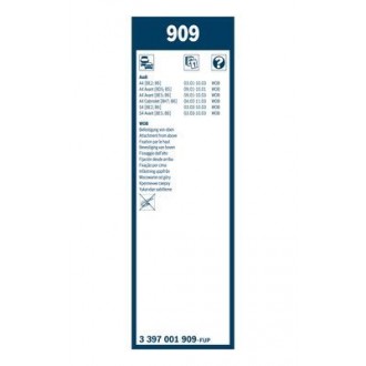 Bosch Twin 550/550 mm Audi A4 Avant ablaktörlő (B6) 09.2001-10.2003 (3397001909)