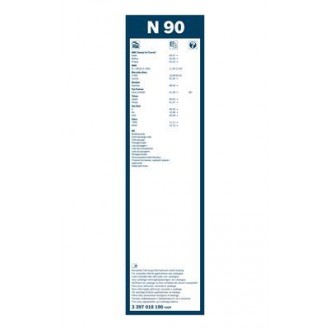 Ablaktörlő MAN NG Serie 06.1990-11.1999 Bosch Twin 900 mm