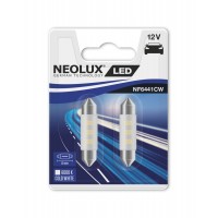 Neolux C10W 41mm Hideg Fehér 6000K 2DB/CSOMAG