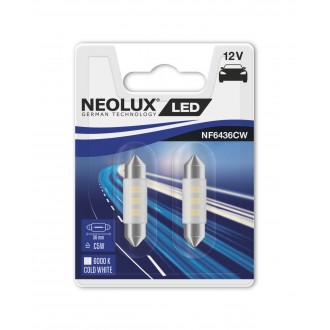 Neolux C5W 36mm Hideg Fehér 6000K 2DB/CSOMAG
