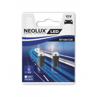 NEOLUX W5W FÉNYES FEHÉR 6000K 2DB/CSOMAG NEOLUX W5W FÉNYES FEHÉR 6000K 2DB/CSOMAG