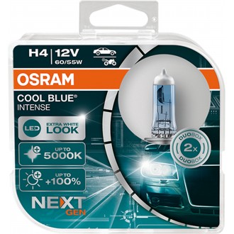 Osram H4 Cool Blue Intense 5000K +100% (2db/Csomag) Osram H4 Cool Blue Intense 5000K +100% (2db/Csomag)
