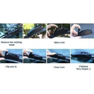 Honda Civic Sedan (FB) 09.2011-12.2015 HQ Automotive 650/600 mm ablaktörlők