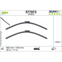 Citroën C4 Cactus (E3) 02.2014-> Valeo Silencio 600/430 mm ablaktörlők