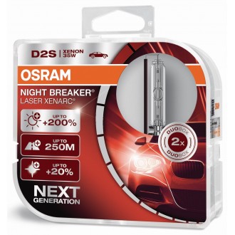 Osram D2S Xenarc Night Breaker Laser +200% 2db/Csomag Osram D2S Xenarc Night Breaker Laser +200% 2db/Csomag
