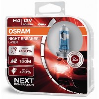 Osram H4 Night Breaker LASER Gen2 +150% 2db/Csomag