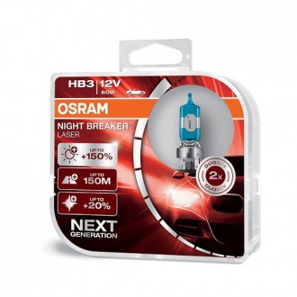 Osram HB3 Night Breaker LASER Gen2 +150% 2 db/Csomag
