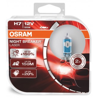 Osram H7 Night Breaker LASER Gen2 +150% 2db/Csomag